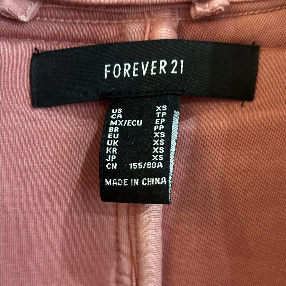 Forever 21 Quilted Cotton  Puffer Jacket - Dusty Pink - Picture 2 of 7